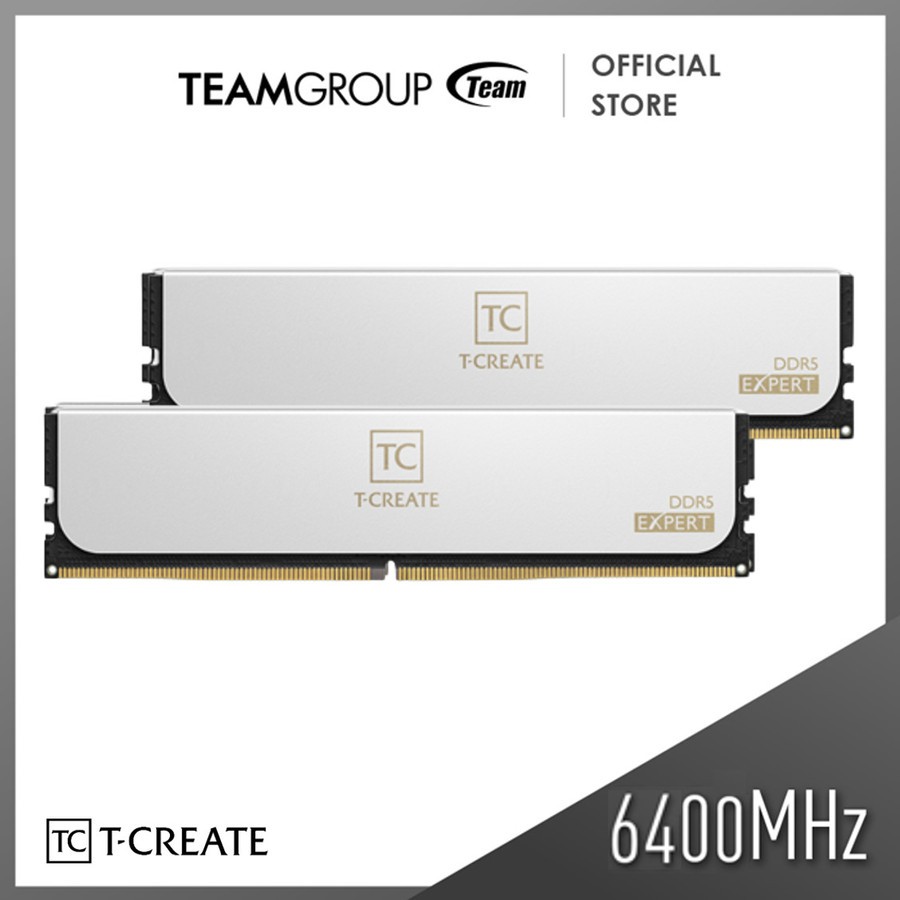 Teamgroup Memory T-CREATE EXPERT DDR5 2x16GB 6400Mhz White