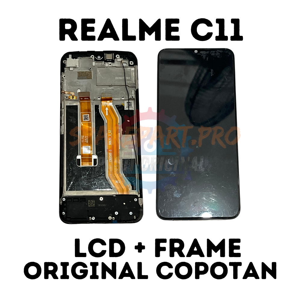 LCD + FRAME REALME C11 ORIGINAL COPOTAN