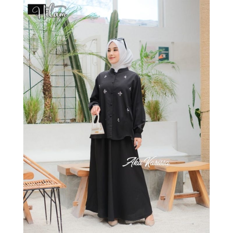 ONE SET ROK HALIZA AKU KARISSA