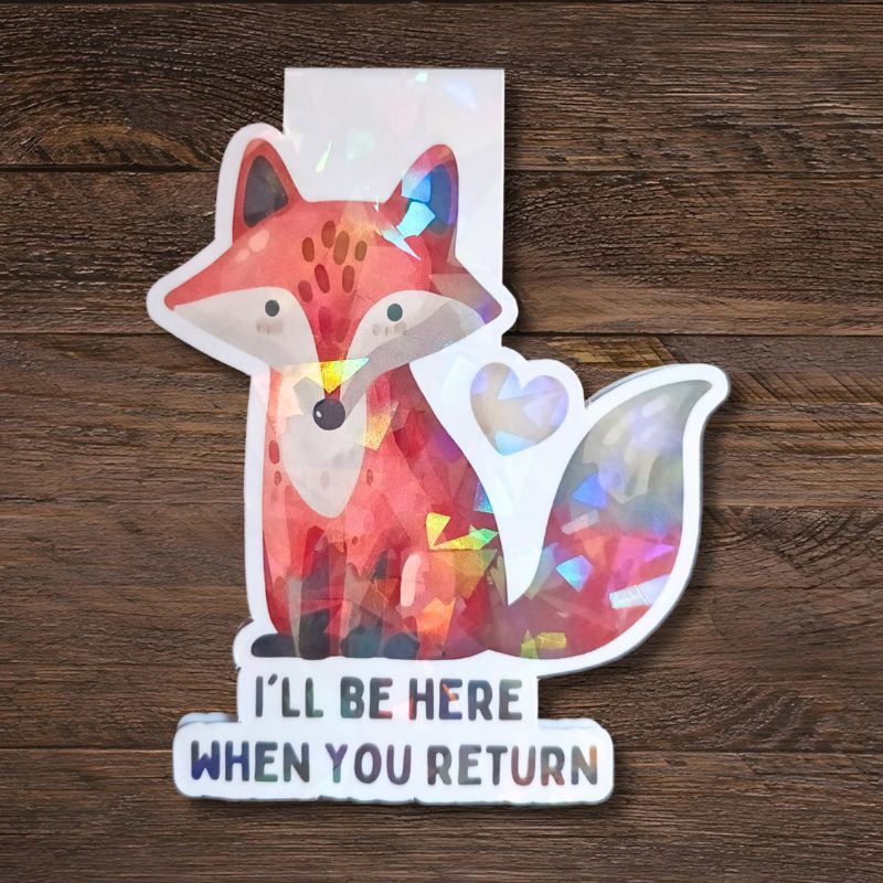 

Pembatas Buku Magnet | Handmade Magnetic Bookmark | Fox Rubah