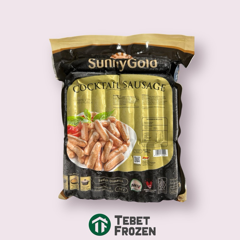 

SUNNYGOLD SOSIS COCKTAIL 500GR - TEBET FROZEN
