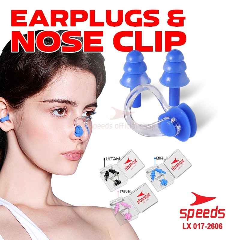 Nose Clip + Ear plug Speeds / Nose Clip Swimming / Ear plus swimming