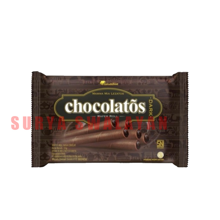 

Chocolatos Wafer Roll Dark 27 gr #SNS