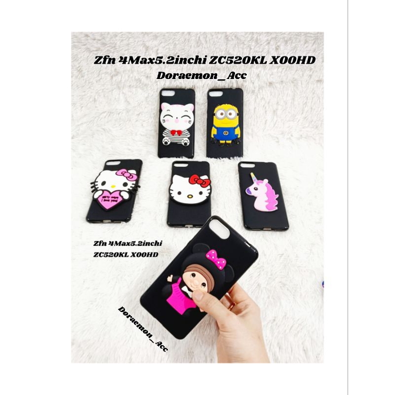 SoftCase Silicon Motif Asus Zenfone 4 Max 5.2inchi ZC520KL X00HD / Zfn 4Max5.2 ZC520KL Tpu Gambar Hi