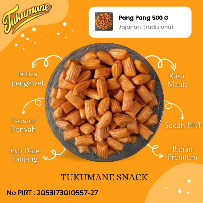 

Pang Pang Kemasan 500g / Kue Bantal / Pang Pang Bantal