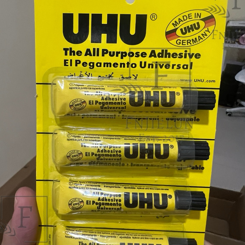 

RB [Harga 1 Pack (10pcs)] Lem UHU Cair 7ml Pengiriman Cepat