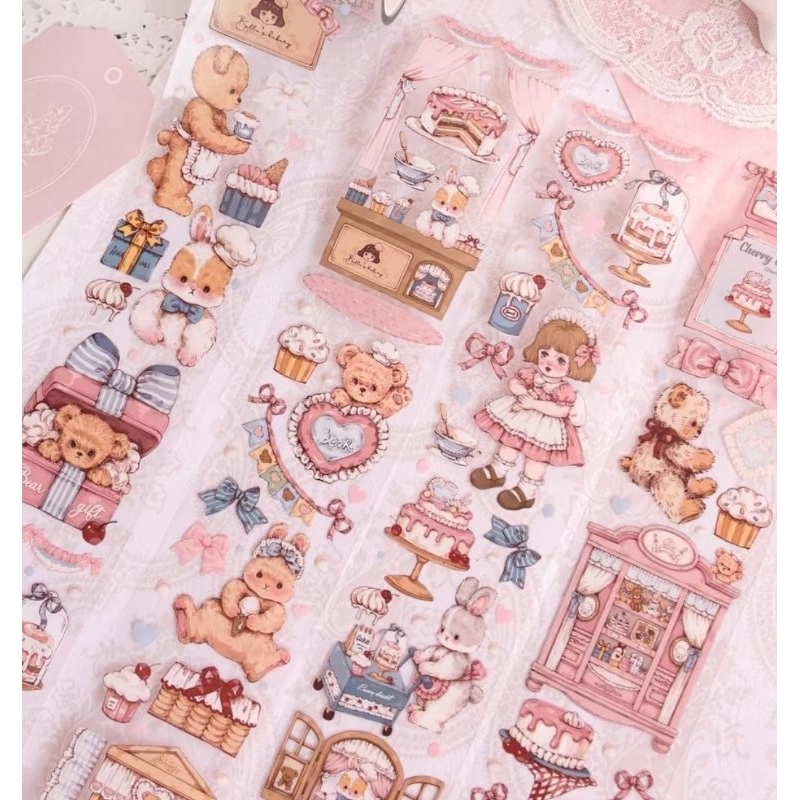

SHABBY ANNE BEAR PREMIUM STICKER