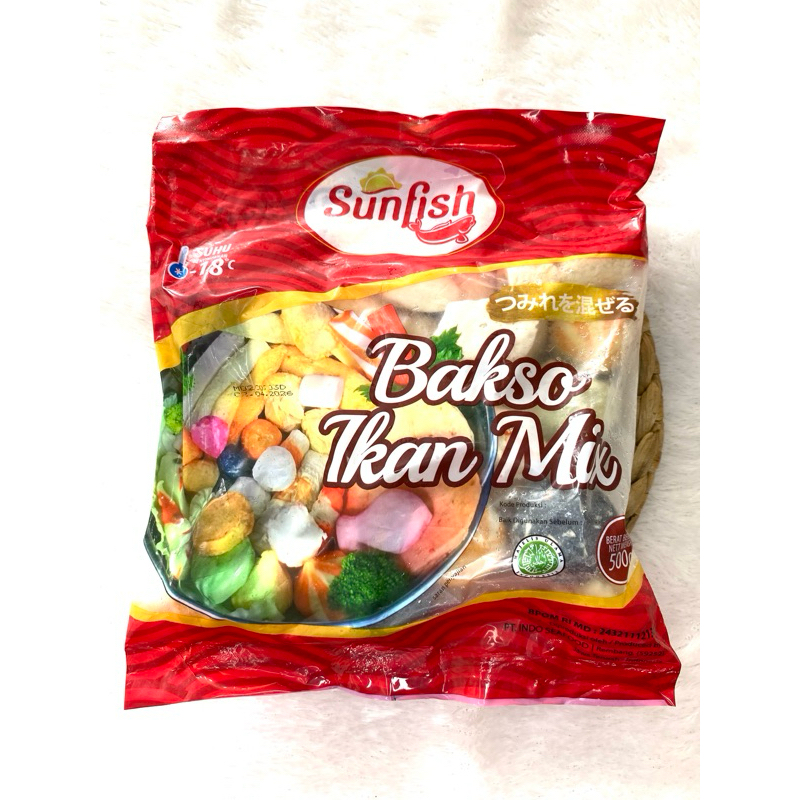 

BAKSO IKAN MIX SUNFISH 500gr / Steamboat sunfish 500gr / sosia mix steamboat sunfish