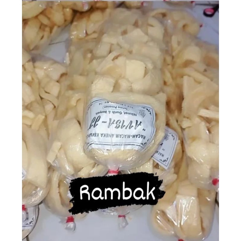 

aneka macam kerupuk siap saji