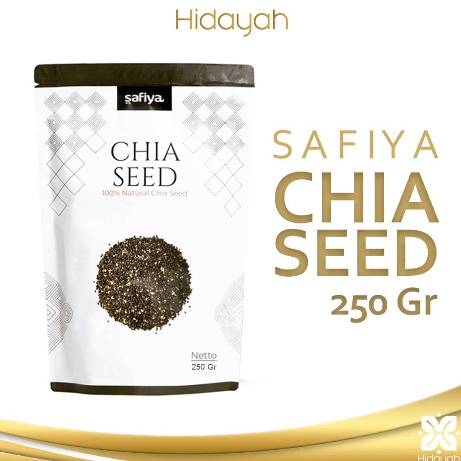 

9l Terbaru Organic Black Chia Seed 25 gram Biji Chia Hitam Premium Original SAFIYA HERBAL M52