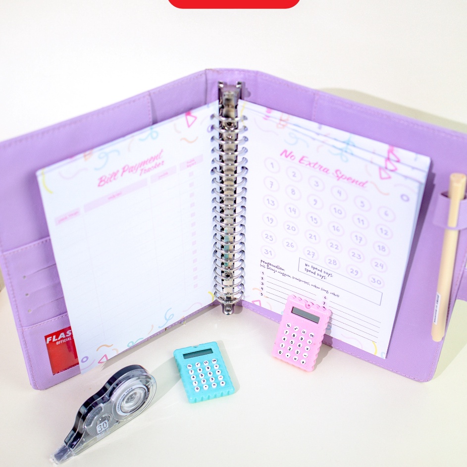 

Flashee Loose Leaf Rencana Keuangan A5 Isi Binder Keuangan A5 Financial Planner A5