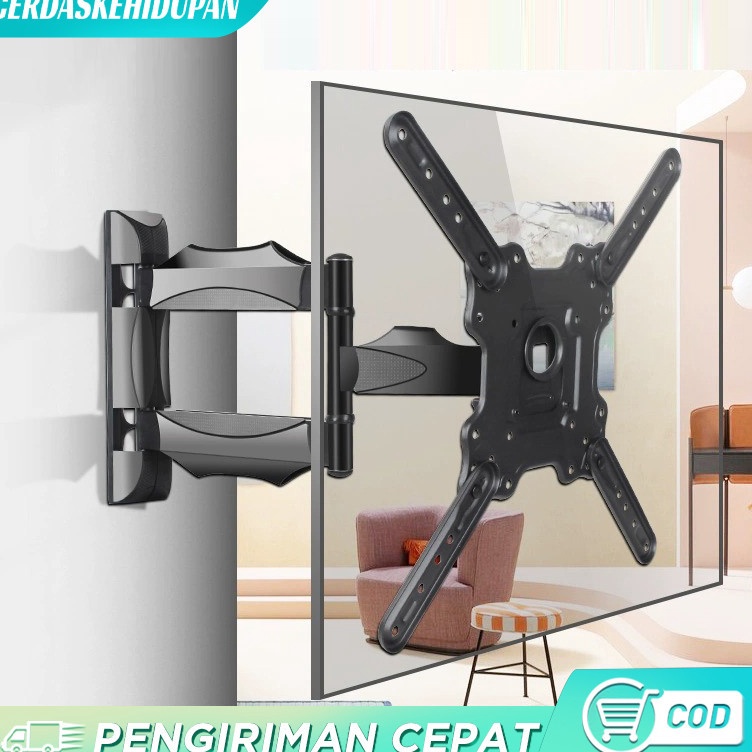 Bracket TV LED LCD 32 4 43 55 5 42 49 Inch Dijamin Cocok 32  55 In 6 Arah Universal Breket TV Briket