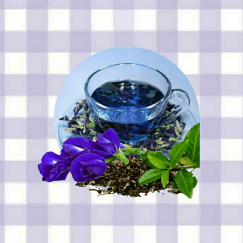 

teh seduh bunga butterfly pea