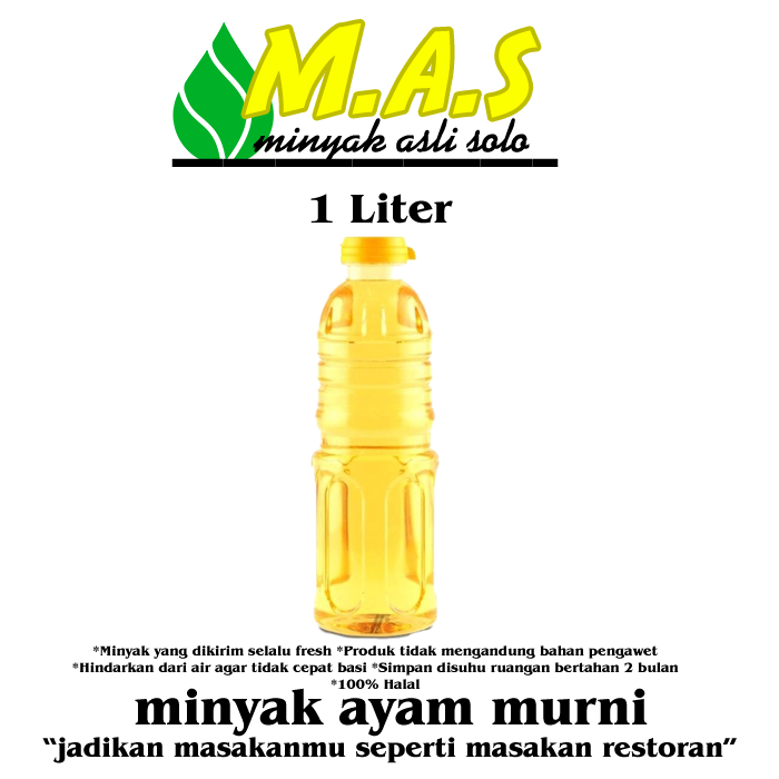 

Minyak Ayam Murni 1 Liter schmaltz