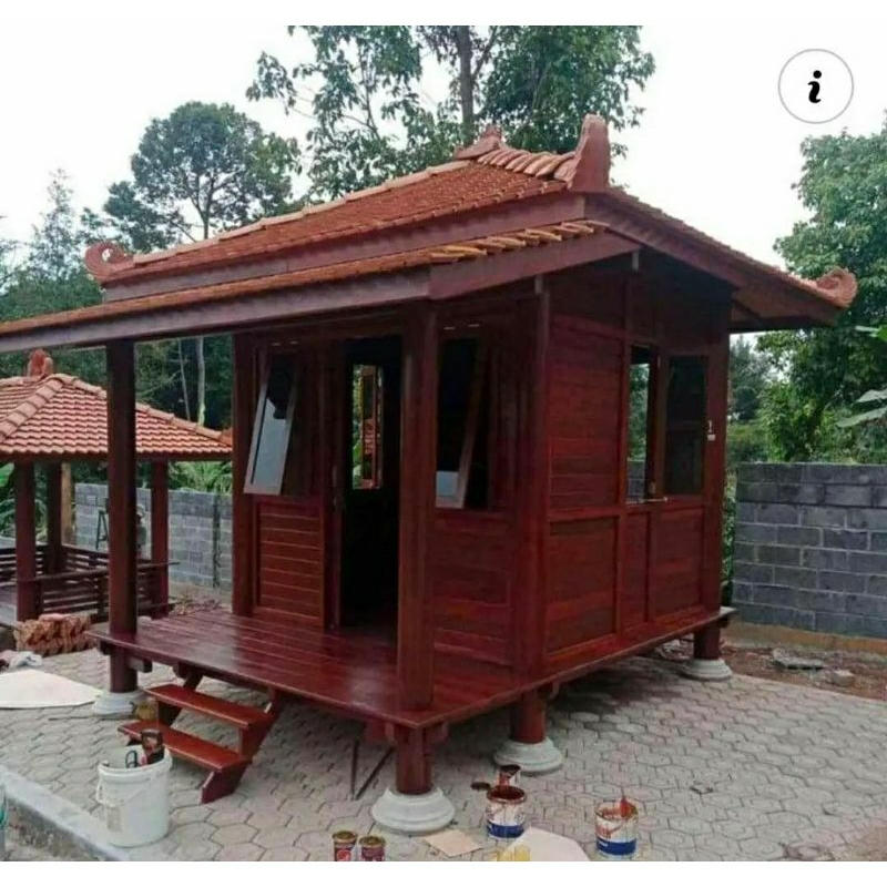 Gazebo taman Kayu Jati, Gazebo musholla kayu jati