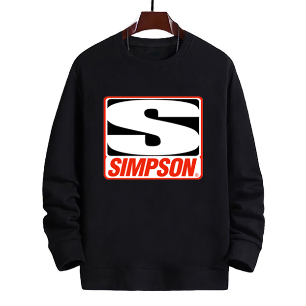 Crewneck Simpson Racing Simpson Race Products Bahan Cotton Fleece