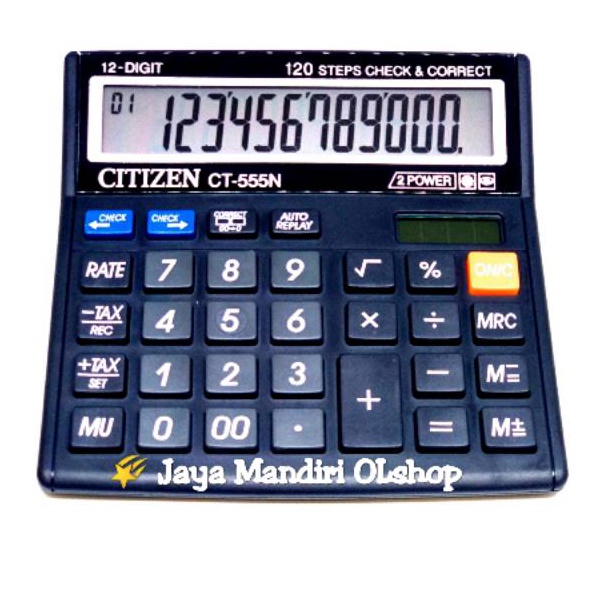 

Model Baru Kalkulator Citizen CT555N CT 555 N Tax Calculator Mark Up Calculation