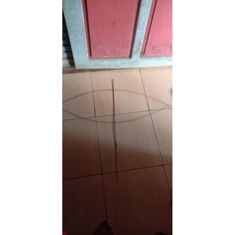 rangka layangan bagian sayap untuk layangan Pegon