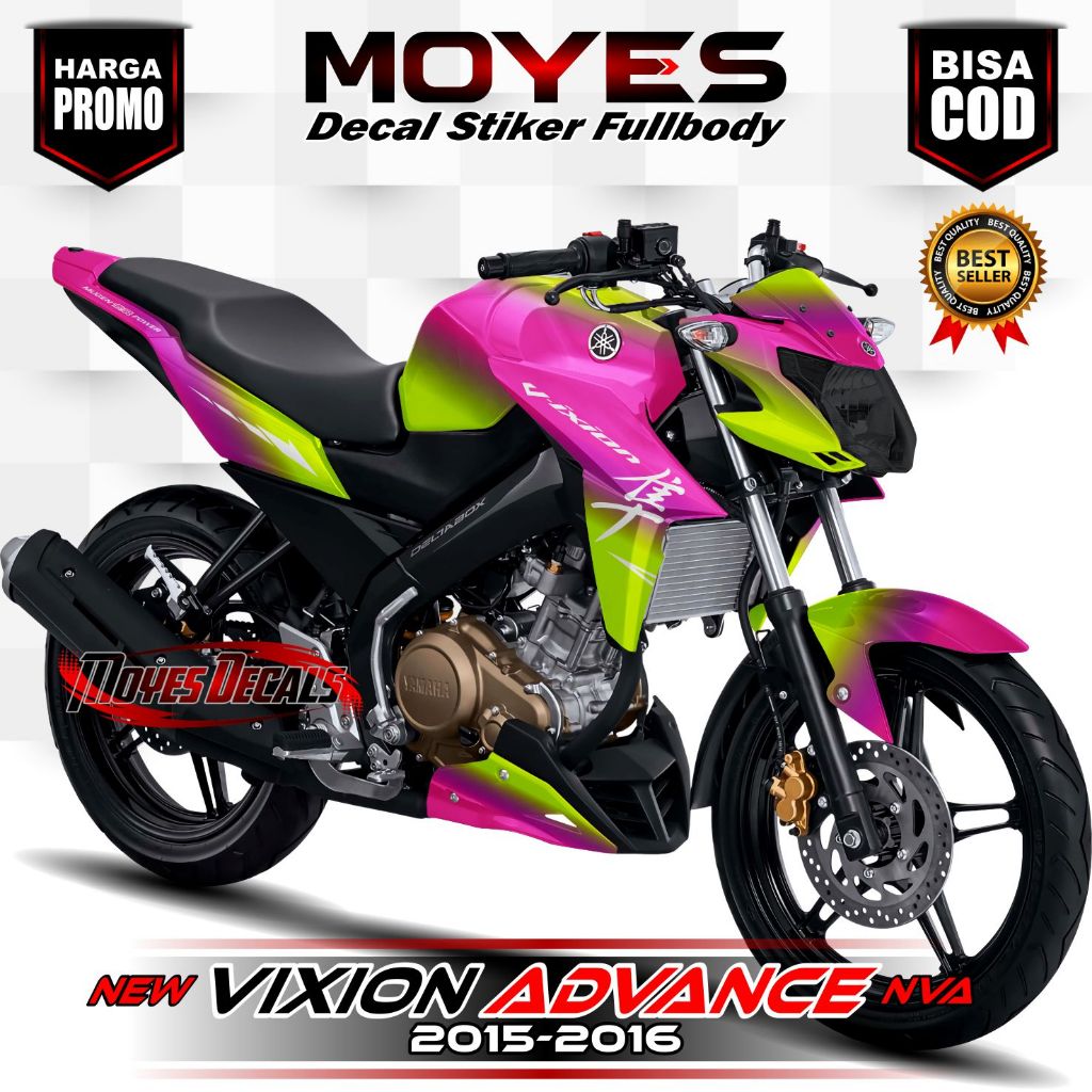 Decal Vixion New Full Body Decal Vixion NVL Full Body Stiker Vixion NVL Full Body Stiker Vixion New 