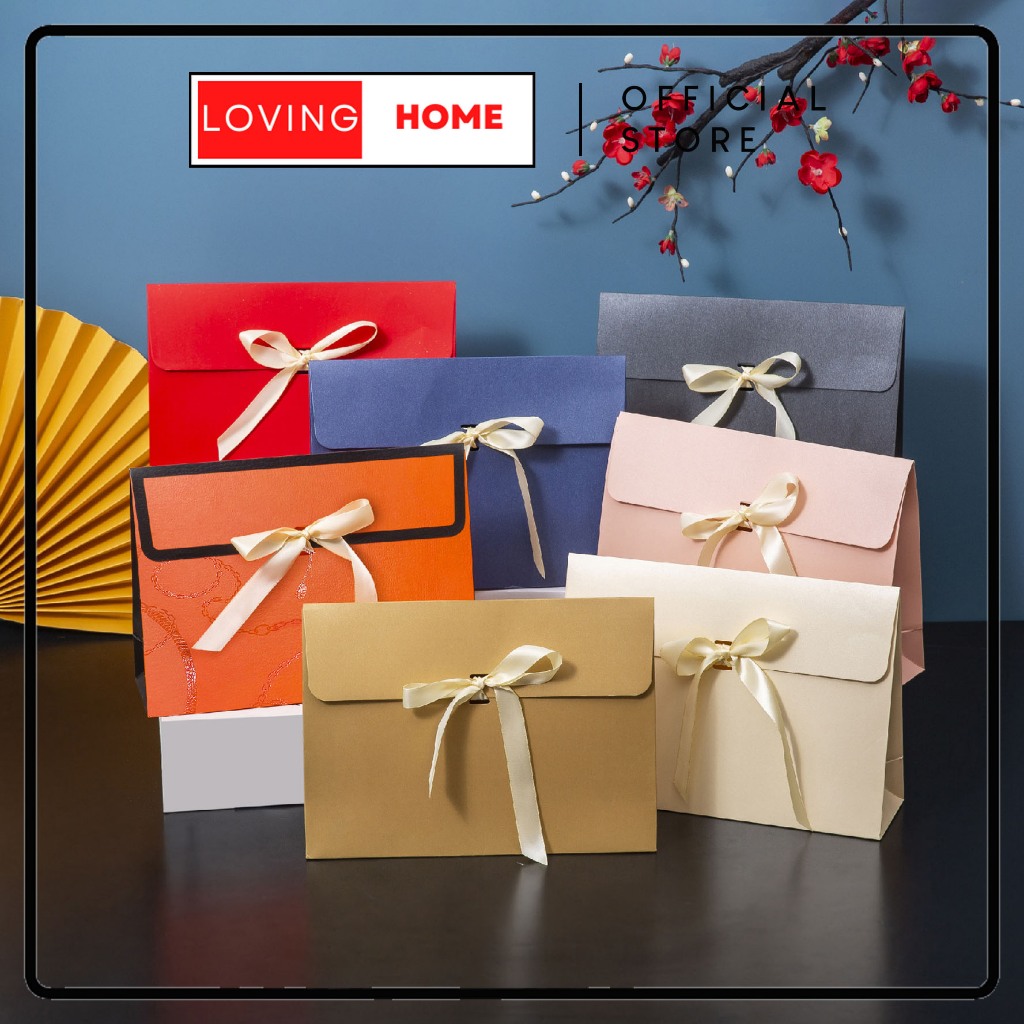 

LOVING HOME - Paper Bag Pita Polos Model Amplop Box Gift Dus Premium Kotak Hadiah