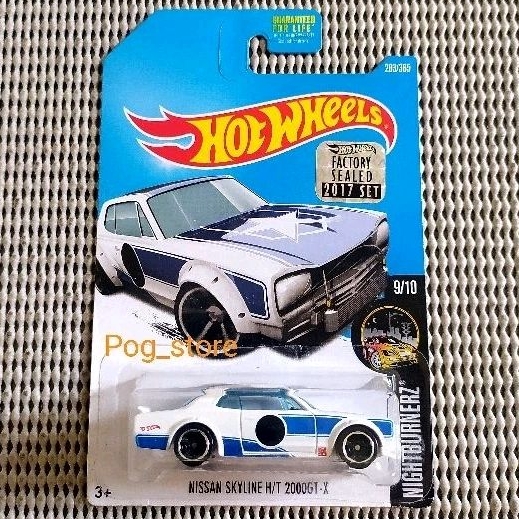 Hot Wheels Koleksi - Nissan Skyline HT 2000 GTX - White(Factory Seal 2017)