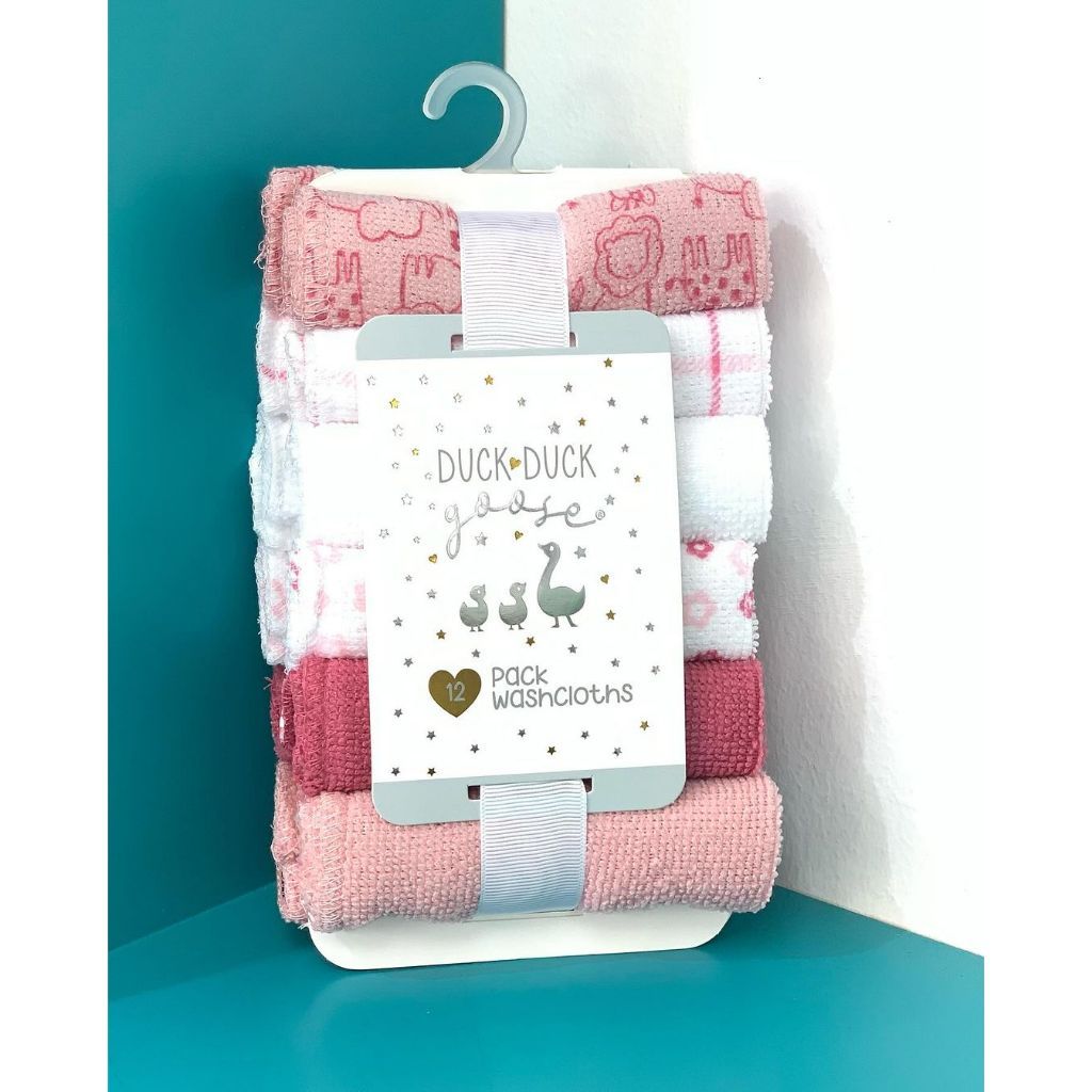 isi 12pcs Waslap Bayi Sapu Tangan Bayi / Washcloth Bayi / Waslap Lap Iler Bayi Sapu Tangan Katun