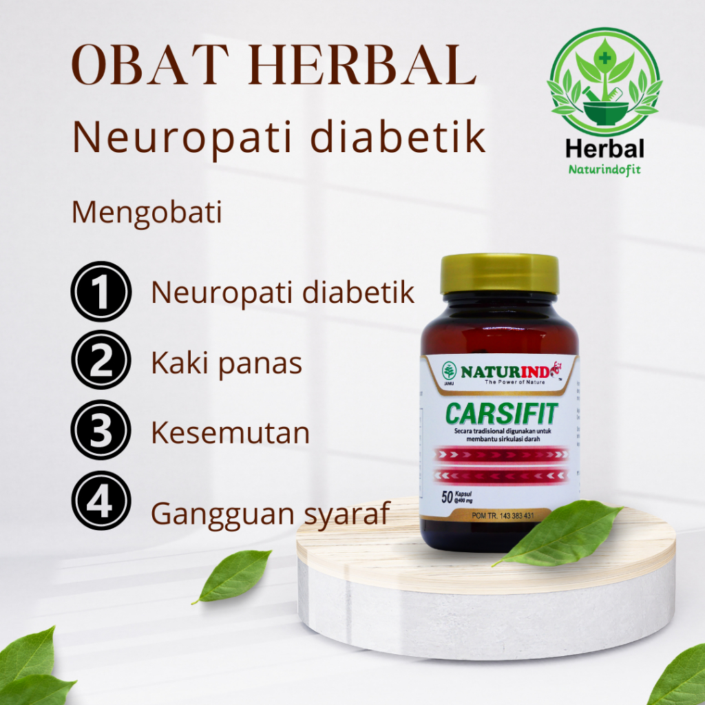 Obat Neuropati Diabetik Terasa Terbakar Diabetes Kesemutan Kebas Baal Herbal Ampuh