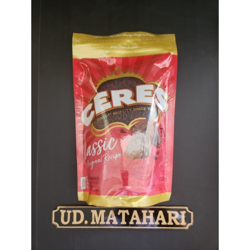 

Cokelat Meses Ceres Classic kemasan asli 500gr 200gr Coklat butir