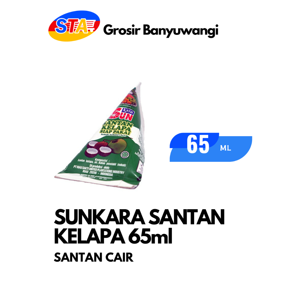

[JATIM] SUNKARA SANTAN KELAPA 65ML | SANTAN CAIR