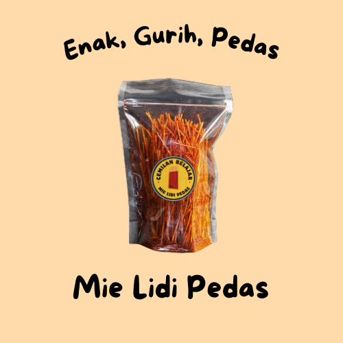 

Mie Lidi Pedas 150gr