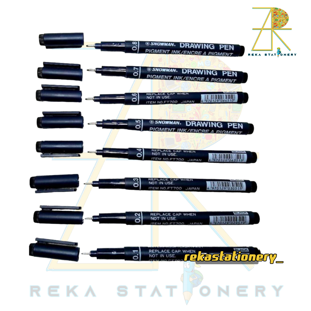 

Drawing Pen Snowman - Pen Sketsa Berkualitas, Ideal untuk Desain dan Gambar, Harga per Pcs