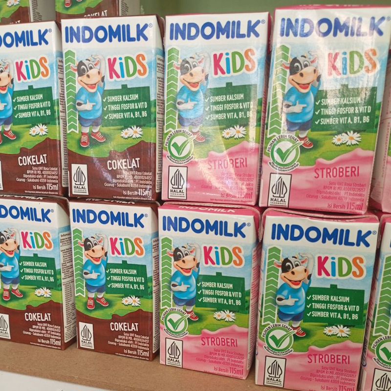 

Susu UHT Indomilk Kids per paket isi 5