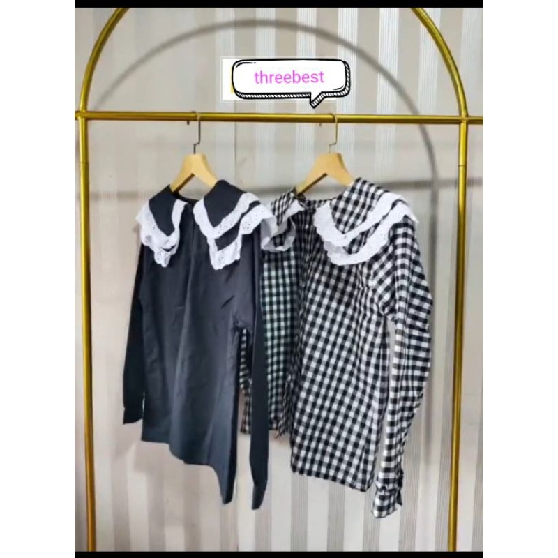 Hilina Shirt Blouse Mix Renda Premium