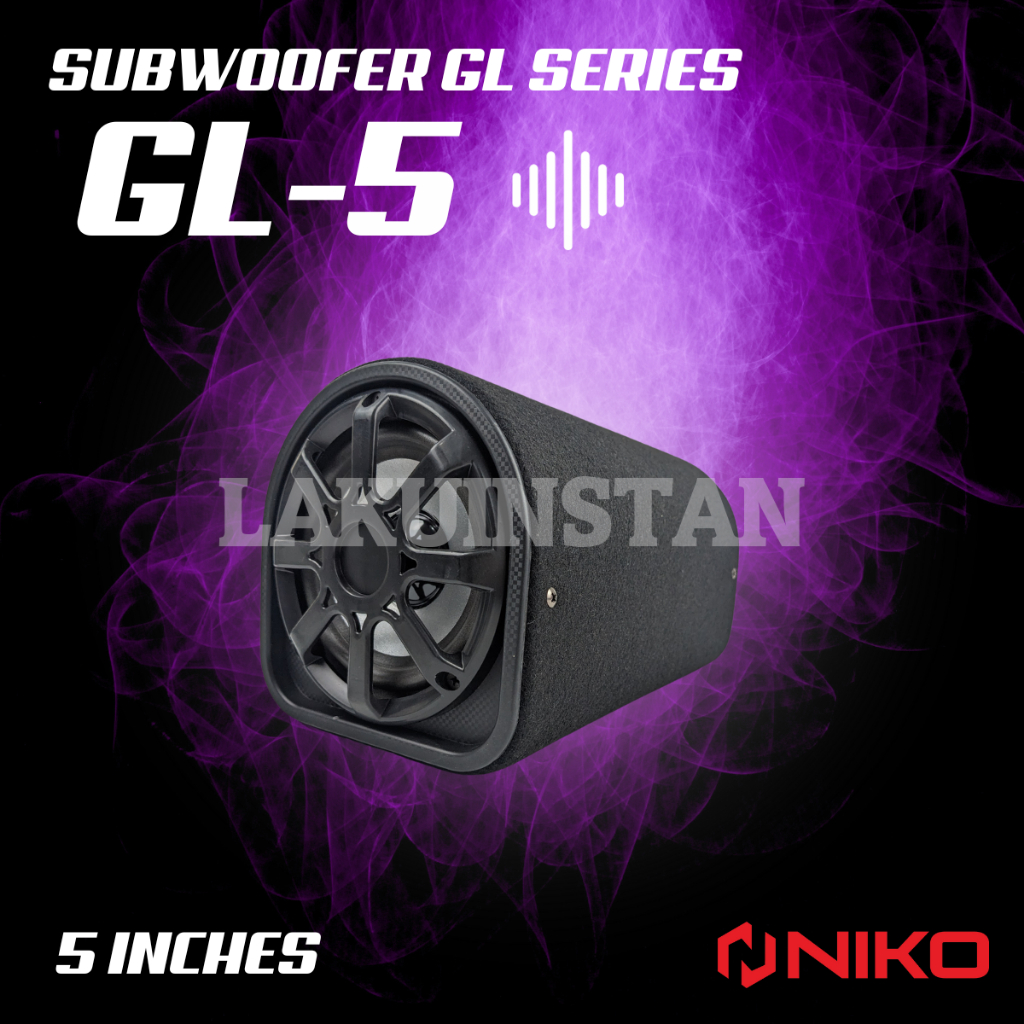 speaker Subwoofer Speaker NIko GL 5 / Speaker Tabung 5 inch / subwoofer car speaker 5 inch 30 watt