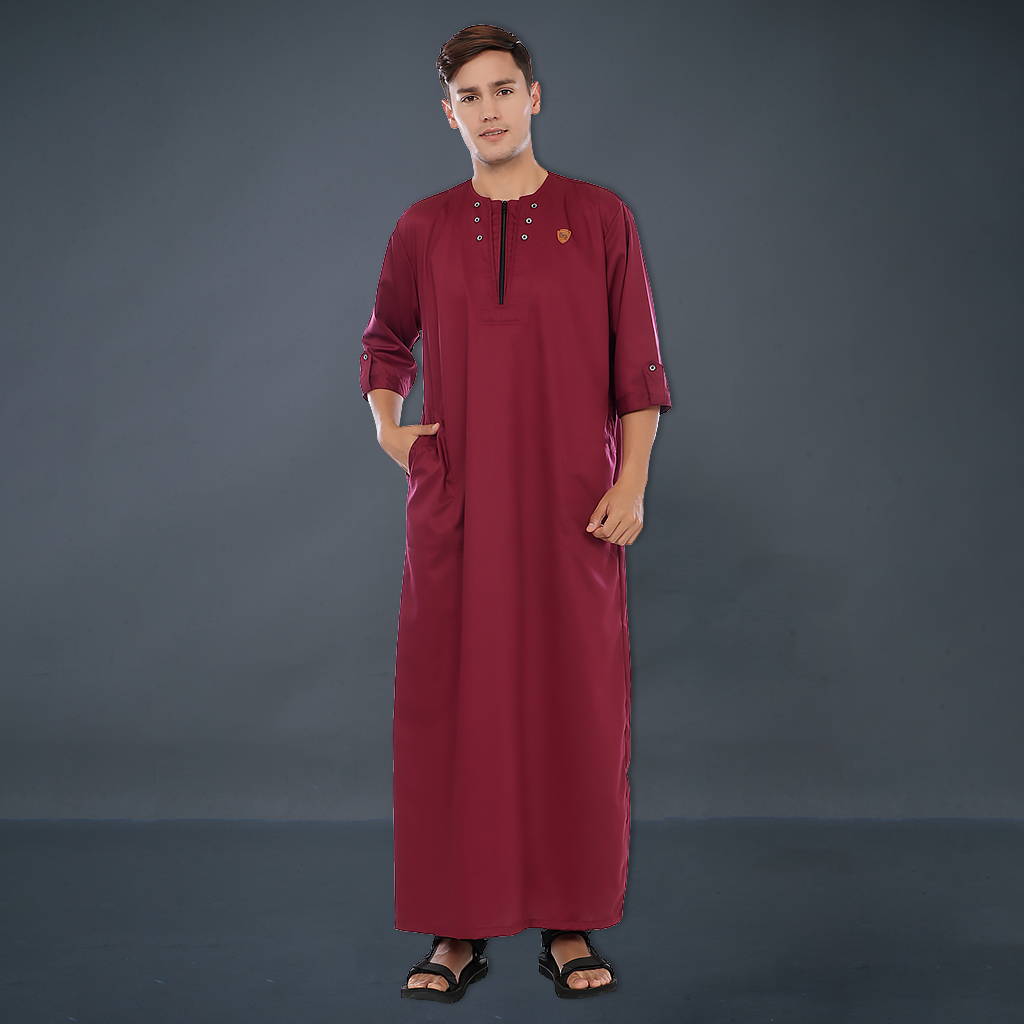 GARANSI Kawan Muslim - Jubah Gamis Pria Muslim Toyobo Lengan Pendek Kekinian Kawan Muslim KEKINIAN