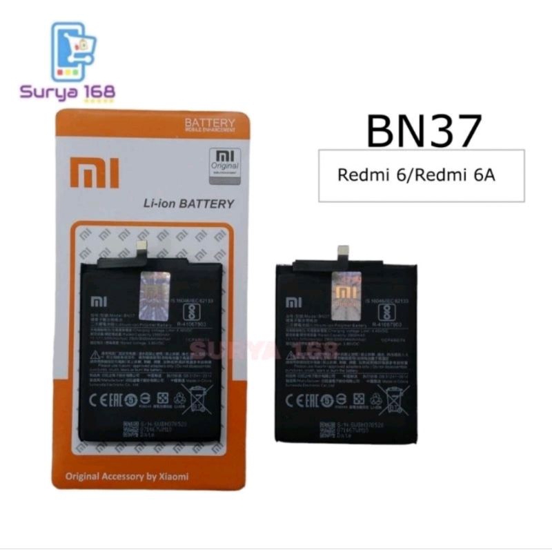 BATERAI BATRE XIAOMI REDMI 6 / REDMI 6A BN-37 BN37