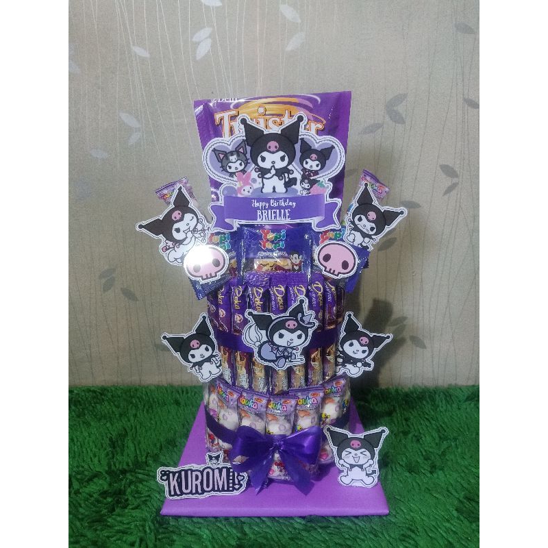 snack tower kuromi / snack tower ungu / ungu lovers