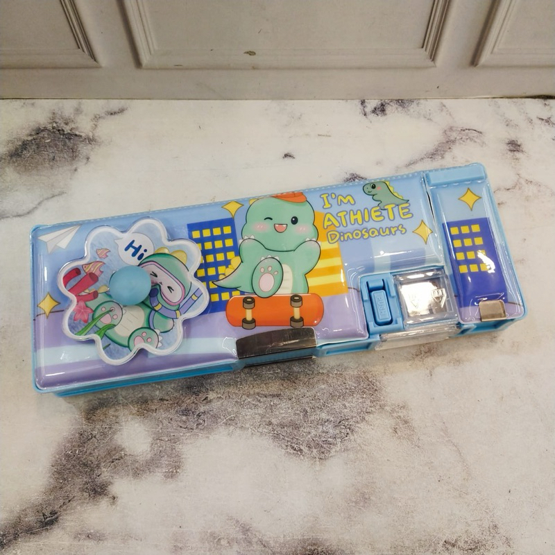 

TEMPAT PINSIL MAGNET KODE 556-3-5 DINOSAURUS MODEL KINCIR