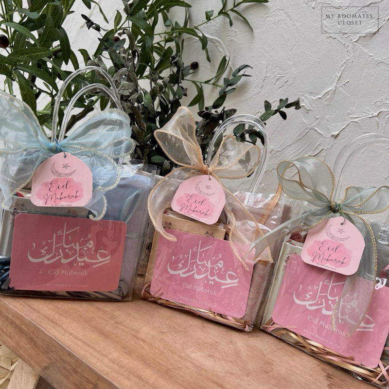 

Hot Deals Hampers Lebaran / Hampers Lucu Tas Transparant / Eid Hampers / Hampers Lebaran Unik /