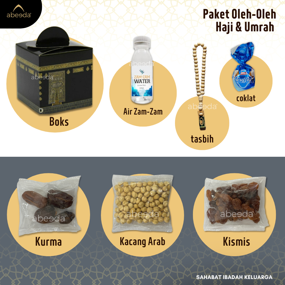 

Paket Oleh-oleh Haji Umrah Box Kabah Zamzam ASLI 80ml Hampers Umrah Haji