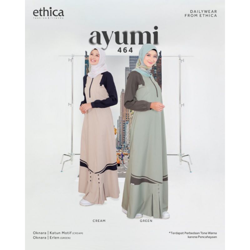 GAMIS MUSLIMAH AYUMI 464 BY ETICHA NEW COLLECTION