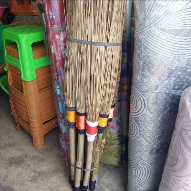 Sapu Lidi Asli Aren Gagang Panjang