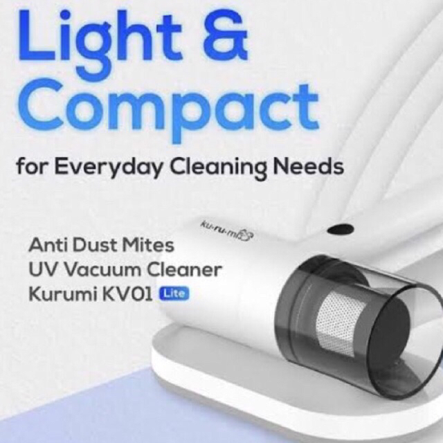 Kurumi KV01 Lite Vacuum Cleaner / Vacuum kasur dan Sofa