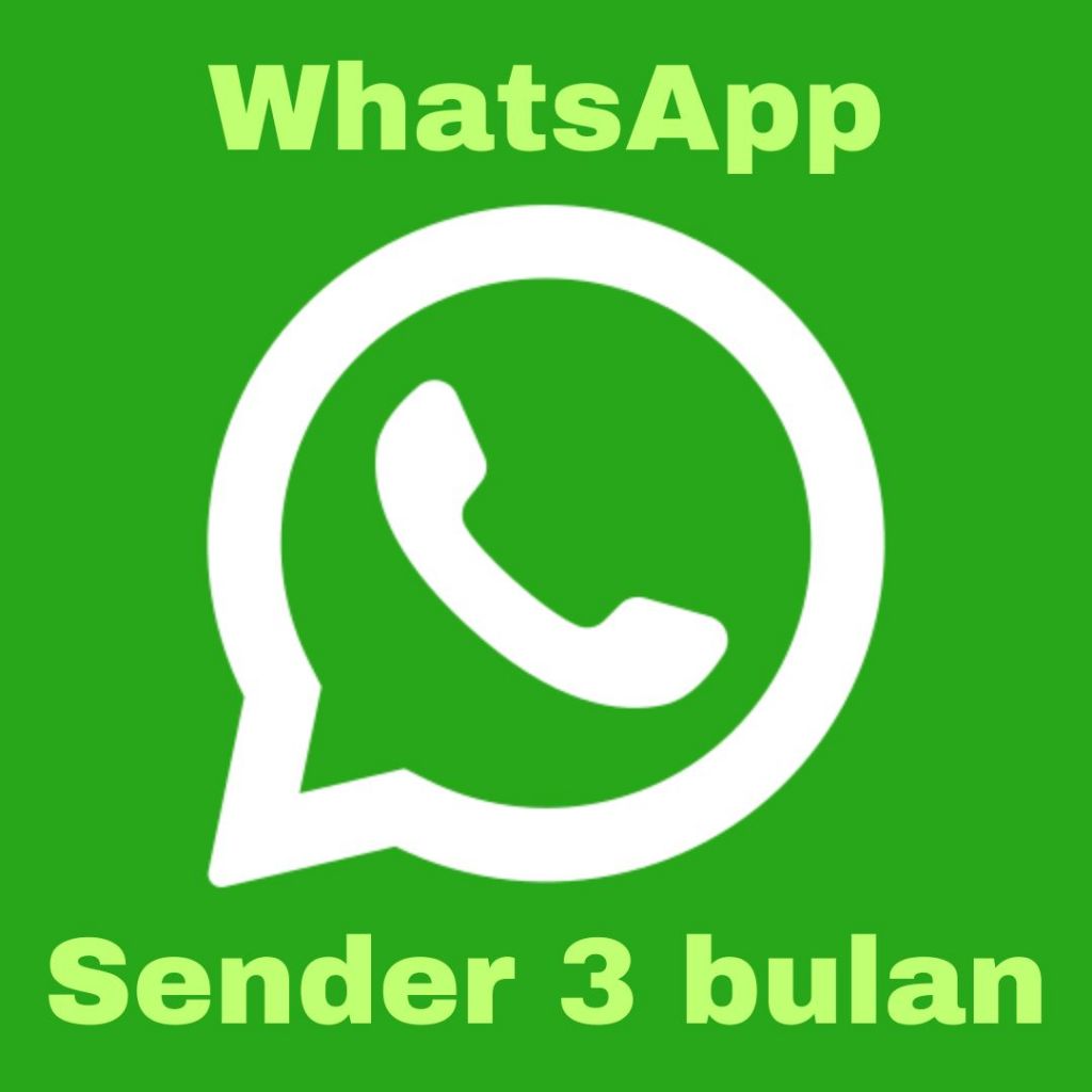 WA Sender 3 Akun WhatsApp tanpa install HP dan komputer