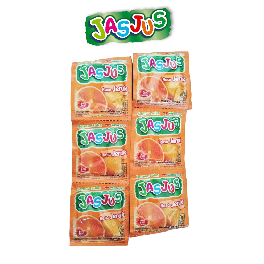 

Jas Jus Rasa JERUK Minuman Rasa Jeruk Enak Murah Meriah - 10pc x 8 Gr