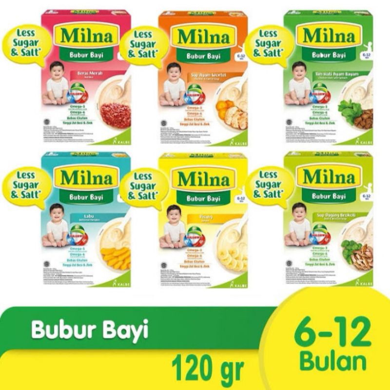 Milna Bubur bayi 6 12 bulan