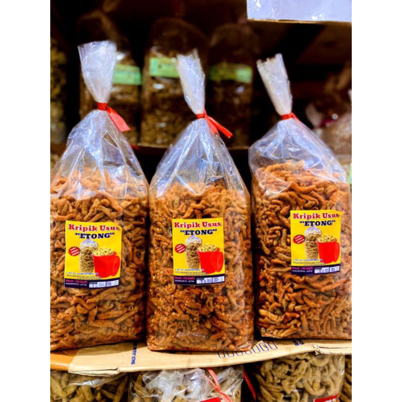 

KERIPIK USUS PEDAS KEMASAN REPACK 500GRAM