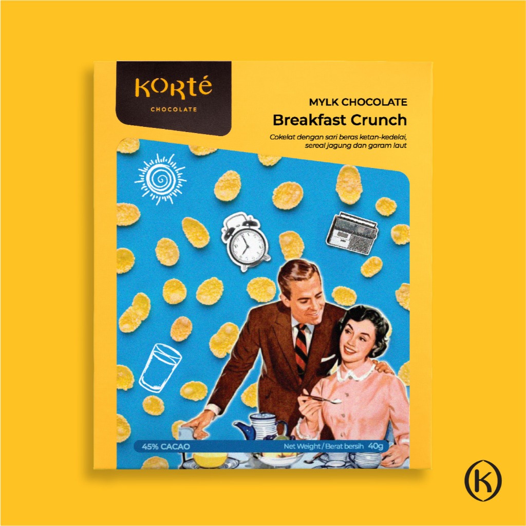 

Korte Breakfast Crunch Chocolate Bar