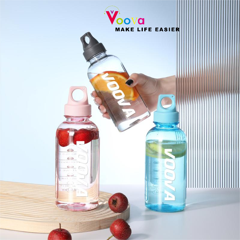 VOOVA Botol Minum Sport 500ml /Botol Minum Anak BPA Free/ Botol Minum Plastik Bpa Free Dan Food Grad