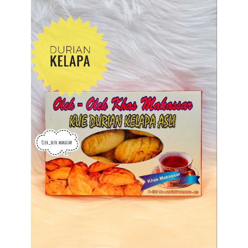 Kue Durian Kelapa Oleh oleh khas makassar